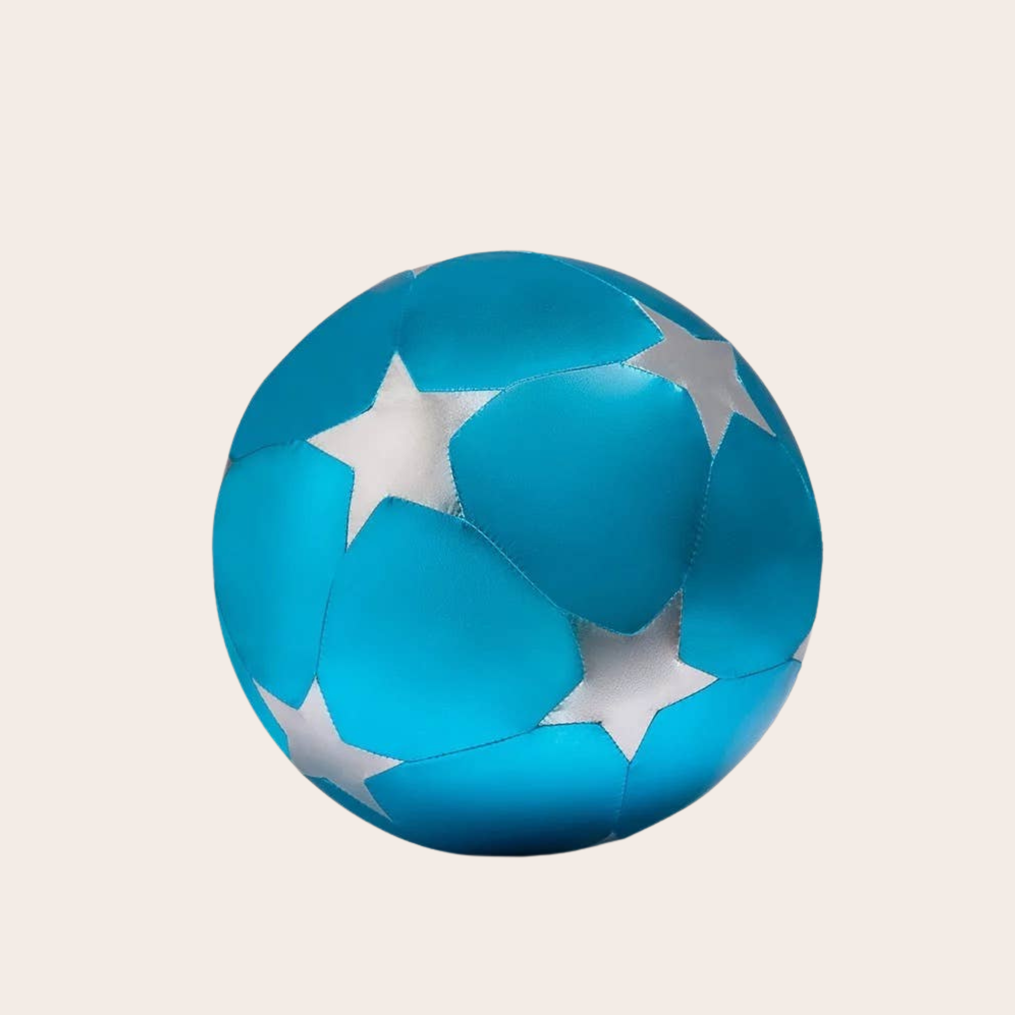 Ratatam! Blue & Silver Stars Fabric Play Ball 30cm