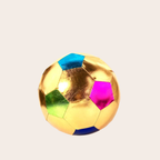 Ratatam! Gold Multicolour Fabric Play Ball 22cm
