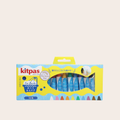 Kitpas Rice Bran Wax  Bath Crayons 10 Colour Set