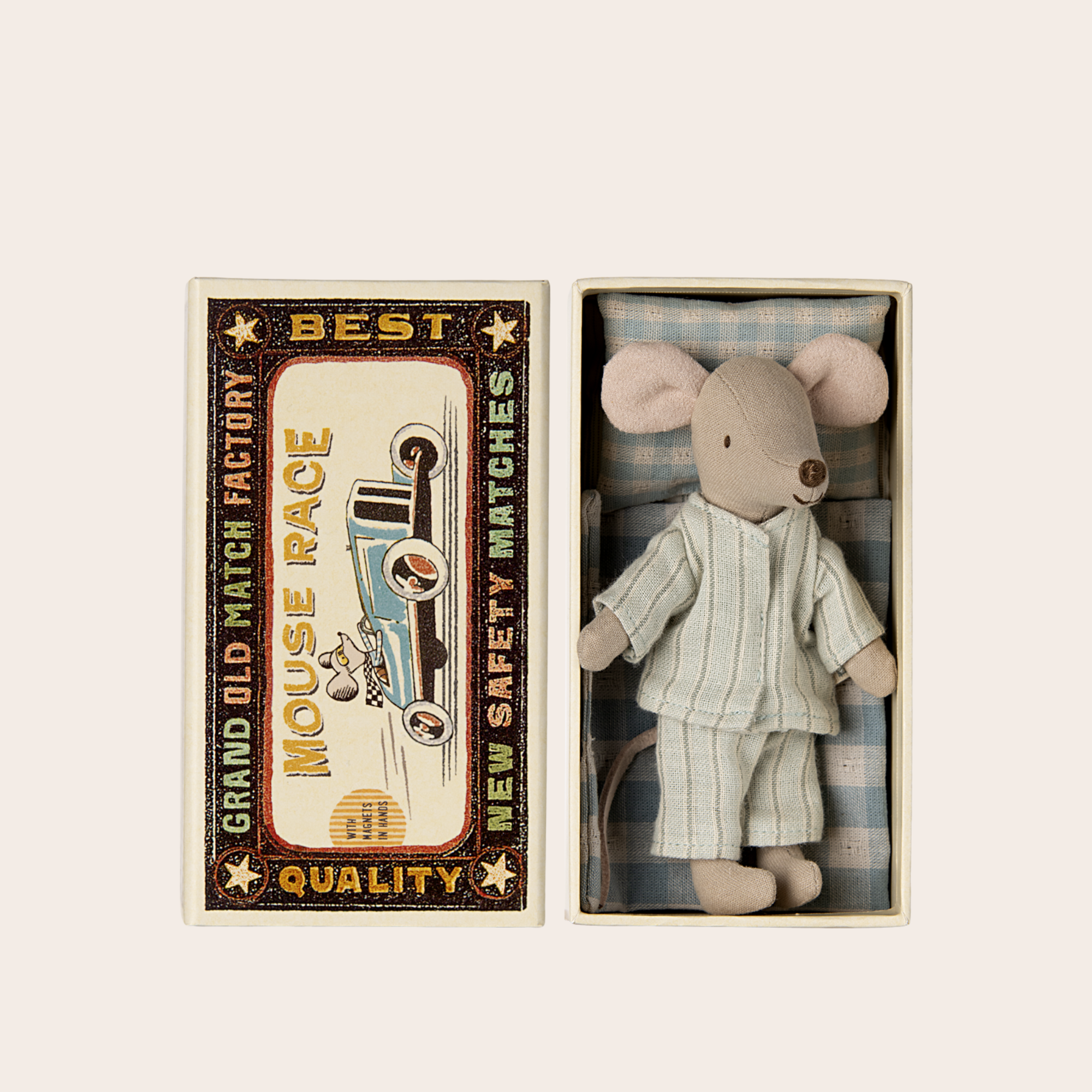 Maileg Big Brother Mouse in Matchbox