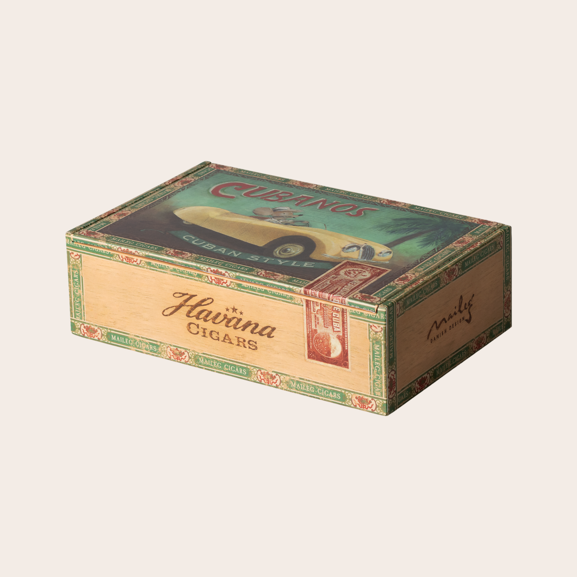 Maileg Grandma & Grandpa Mice in Cigar Box