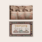 Maileg Triplets Baby Mice in Matchbox