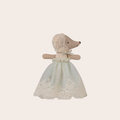 Maileg Baby Mouse in Gown – Mint