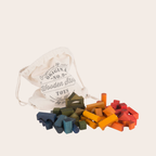 Wooden Story Rainbow Blocks in Sack | 100 Pieces