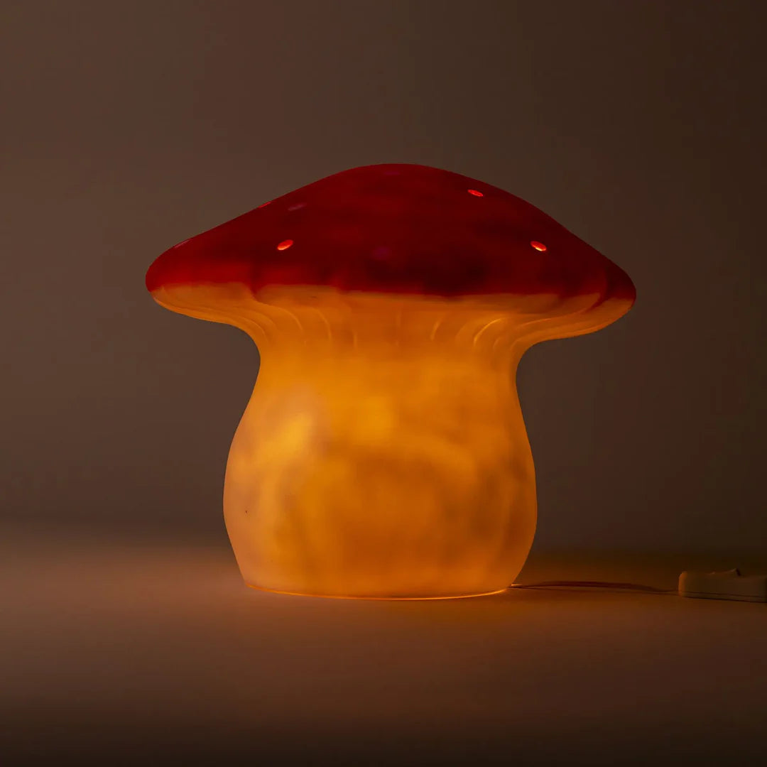 Heico Large Mushroom Lamp – Red