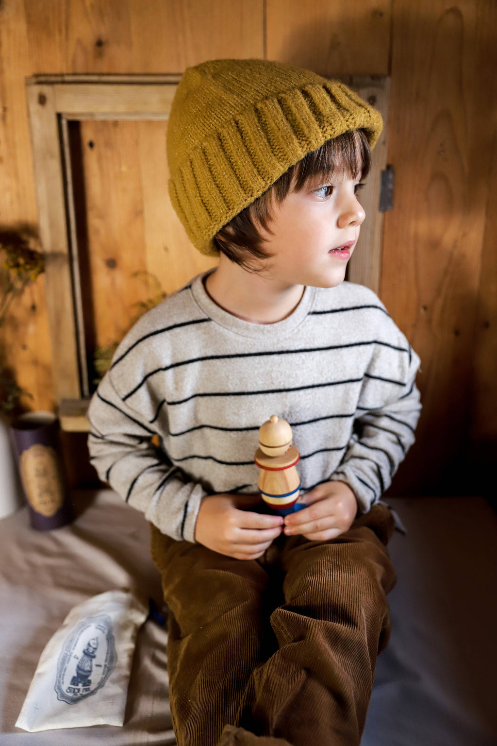 Wooden Story Stacking Toy Stick Fig No.02