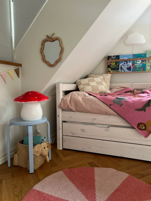 Egmonts Toys Heico Large Mushroom Lamp | Red