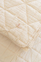 New Grain Quilted Blanket Natural | 91 × 127 cm