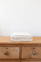 New Grain Quilted Blanket Natural | 91 × 127 cm