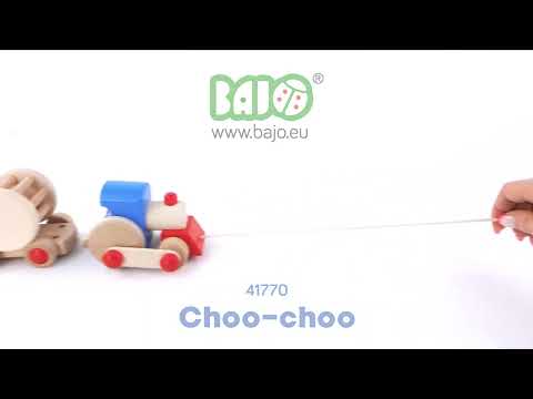 BAJO Choo‑Choo Ding Wooden Train