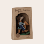 Maileg Cowboy Mouse on Rocking Horse, Little Brother