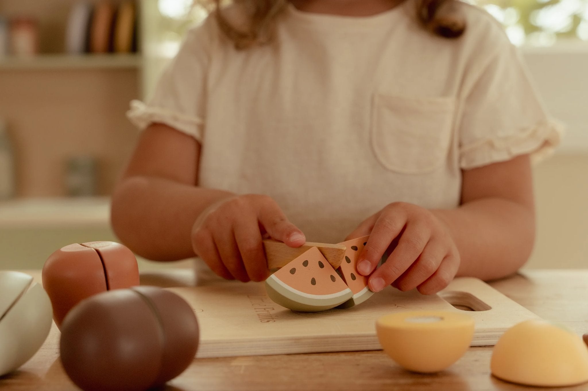 Little Dutch Wooden Slicing Fruit Set